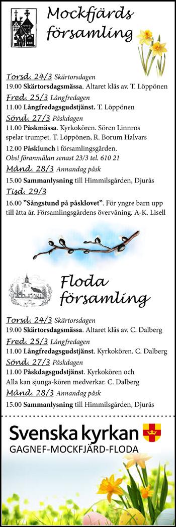 Mockfjärds Missionskyrka www.kyrktorget.se/kristengemenskap.