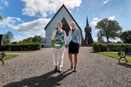 Som första församling i Sverige har de fått märkningen regnbågsnyckeln. text Carina H Ahnstedt foto Mats Samuelsson Hbtq-frågor är en het potatis i kyrkan.