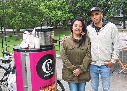 Cykel i Björns Trädgård Rosa och Baghdad tog ansvar för Convictus uppsökarcykel under sommaren 2017. Den var ute för artonde året i följd, varav de senaste fem åren i Björns Trädgård.