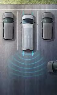 Samtidigt behålls den inställda grundhastigheten. Inkluderar Front Assist. S KO F CH Varning körfältsbyte Lane Assist. 1) Styr åt motsatt håll om bilen lämnar körfältet.