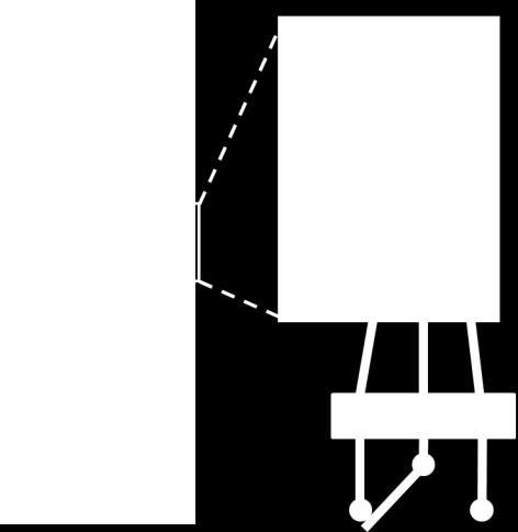 Larmets relä har en växlande funktion. Då larmet inte är aktivt (inget larm), är NC-COM sluten och NO-COM är bruten.