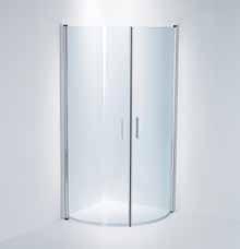Yttermått glas 900 * 900 mm Duschhörn INR Basic Dawson