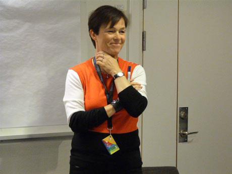 Anna Nilsdotter ovan. Senare följer vi upp med intervjuer med några av de föreningsrepresentanter som varit med under helgens arbete.