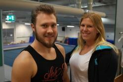De möttes på Cirkusgymnasiet i Gävle, for till Island för att jobba som coacher i gymnastik, och är sedan tre år tillbaka i Gävle med målet att bland annat ha ett eget SM-lag för Gefle GF om fem år.