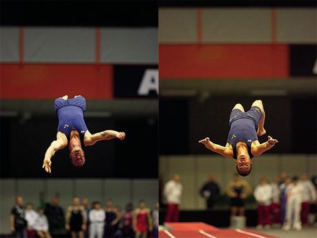 Joel Händig och Didrik Fröberg. Foto: Michael Driscoll. I morgon ser vi fram emot fler kvaltävlingar i Odense: 13.15-14.15 Kvaltävling synkron trampolin herrar (grupp 1) Oscar och Jonas 15.15-16.