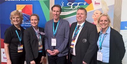 Svenskt deltagande på UEG-kongress i Bratislava 2015-11-20 I dagarna håller UEG (European Union of Gymnastics) sin 26:e kongress, denna gång i Bratislava, Slovakien.