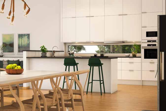 Funktionell design När vi på Skanska utvecklar nya hem lägger vi stor vikt vid att tänka igenom alla de detaljer som tillsammans skapar ett bekymmersfritt boende.