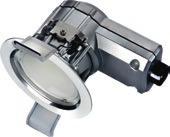 lm/w Aluminium Vit 80 mm 74 621 95 Vit 3000K alight Downlight GU10 IP44 GU10-downlight för infällnad
