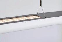 ljuskomfort. a-light Office Pro levereras alltid med ljusreglering som enkelt justeras på ovansidan. Försedd med opalskiva.