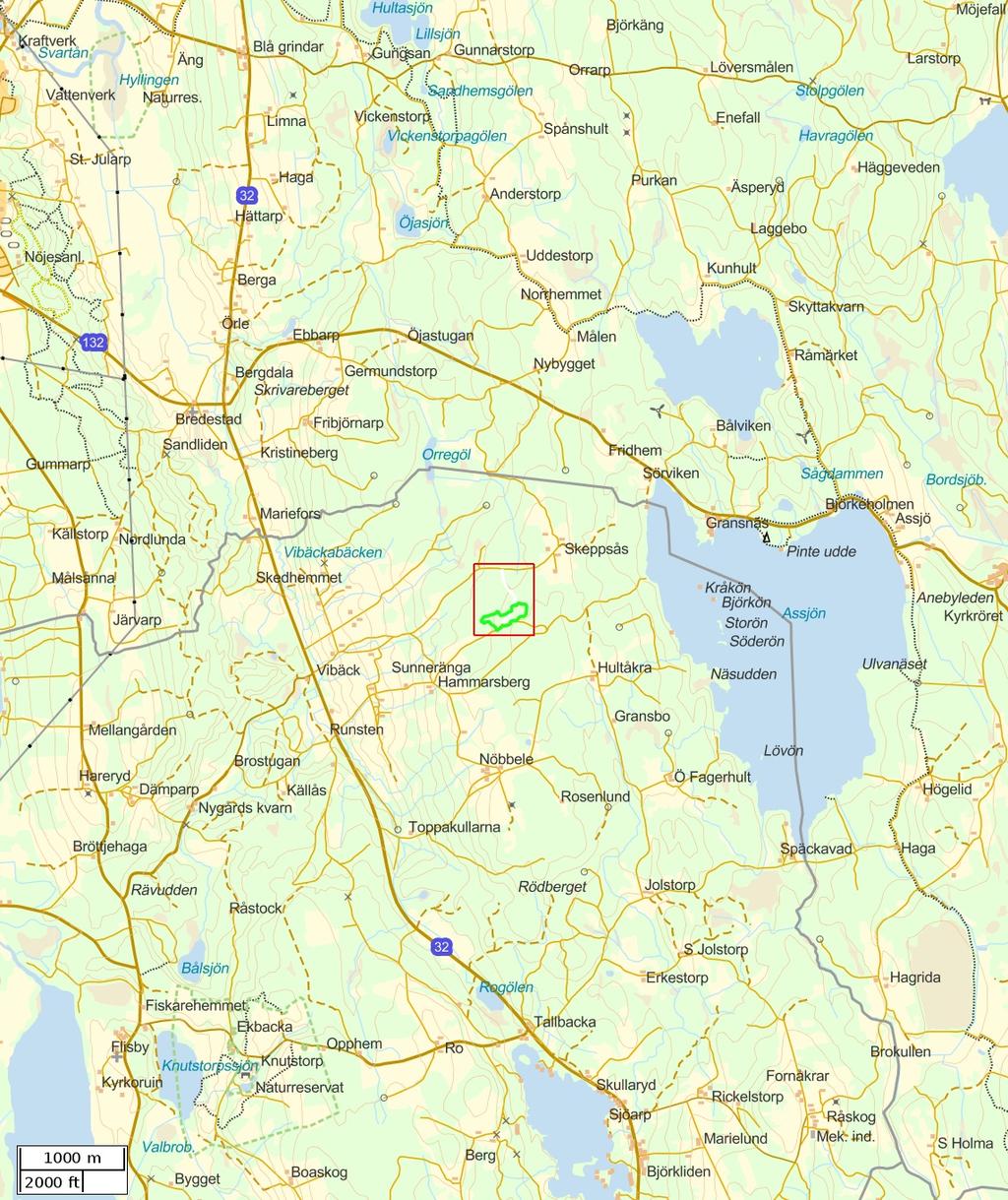 Traktdirektiv 17-10-19 :10 Sunneränga 2:5 Hushållningssällskapet Skog Översiktskarta Skala: ~1:50000