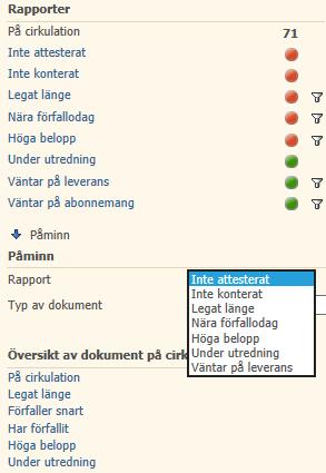 Påminnelse via e-post från Centralen Via påminnelsefunktionen i Centralen kan du påminna användare om att de har