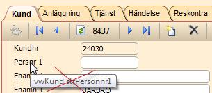 Filter. Det går inte att välja snabbfilter, dvs högerklicka i något fält och välja att lägga till eller editera filter. Funktionen kommer att finnas tillgänglig i programversion 2.10 Filter.
