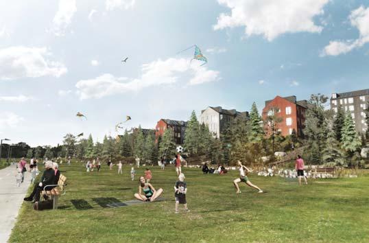 - Nya och sammankopplade rekreationsspår och OCR-bana - Parkourpark i höjd med skateparken - Hundhinderbana och hundrastgård vid Dal hallen - Konstgräsplan och volleybollplaner i höjd med