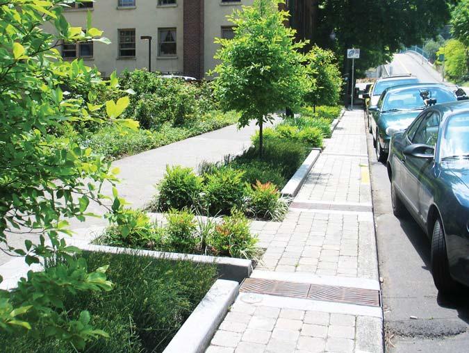 sträckan längs Bollmora allé blir mer tillgänglig och