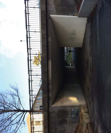 Förslag Gång- och cykeltunneln under Bollmoravägen föreslås rustas upp i linje med resten av stråket med exempelvis förbättrad belysning.
