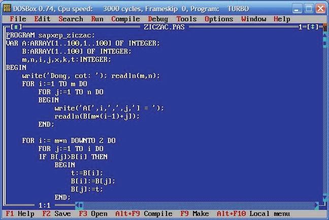 + Exempel: att lära sig programmera med 80tals software