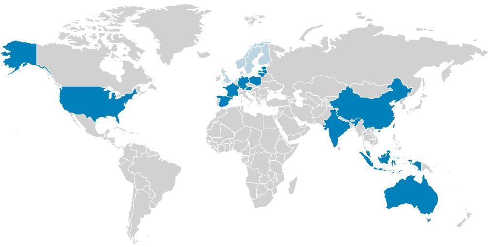 Handelsbanken International Kontor utanför bankens hemmamarknader Handelsbanken International