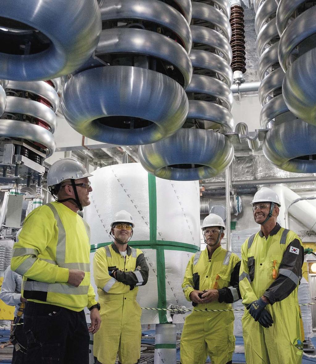 STRATEGISK RAPPORT Verksamheten Utbyggnad Johan Sverdrup ett projekt i världsklass Fas 1 av Johan Sverdrupprojektet ligger före tidsplan och var i början av 2018 till nära 70 procent slutfört och