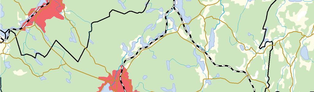 km-tavla Godsstråket (Storvik-Frövi) Strömsholms kanal/kolbäcksån Fagersta