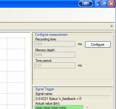 12. Öppna inställningarna för mätningens tidsupplösning och längd genom att trycka på Configure-knappen under Configure measurement 13.