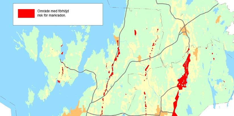 Markradon Markradon har karterats i Mariestad och Töreboda. Markradonrisken är störst i områden med genomsläppliga jordar eftersom radongasen då lättare kan transporteras.