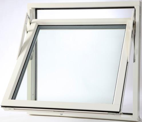 Vridfönster, AFH Utsida, vädringsläge Insida Utsida Fakta Produktfamilj Elit Original Alu Produkttyp Utåtgående vridfönster Modellbeteckning AFH Öppningsbarhet Vridfönster (vridfönster), utåtgående