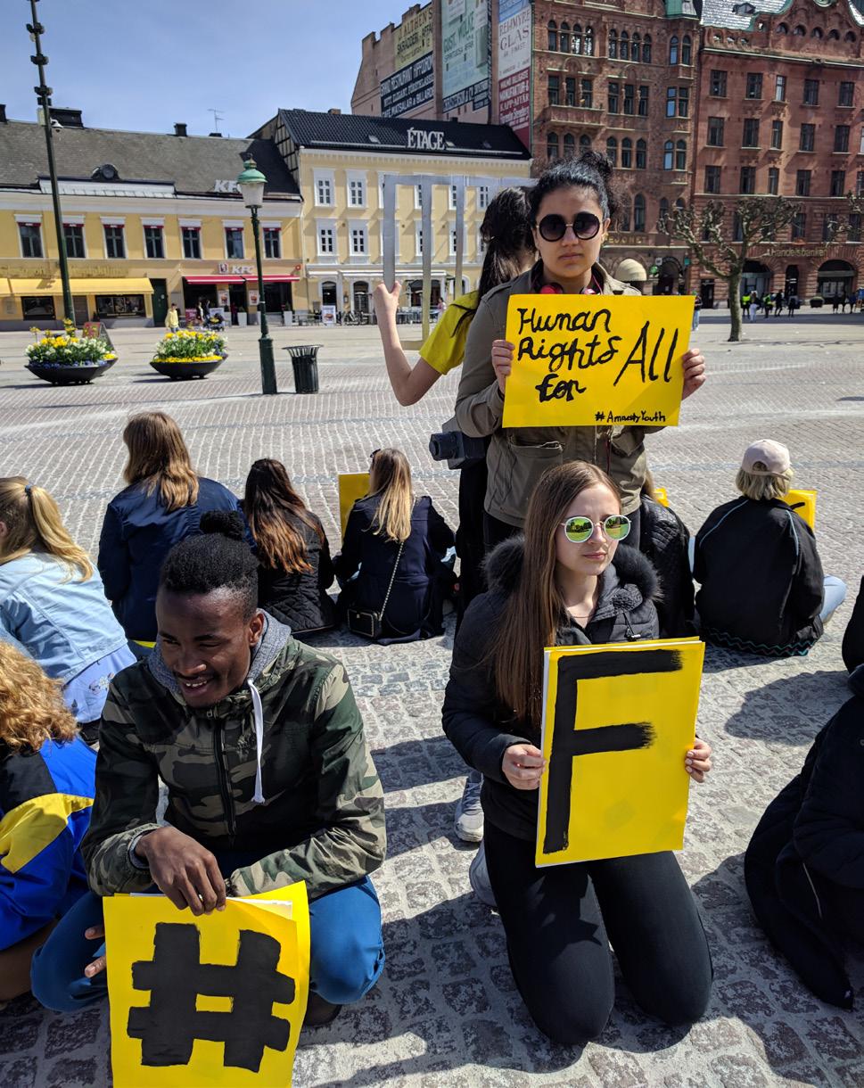 ledarskap, arrangera möten och prata aktivism!