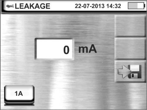Elma Macrotest G3 og Combitest 425 Quickguide 13 3.8 Strøm og Lækage Gå til hovedmenuen ved at trykke på knappen HOME og vælg funktionen.