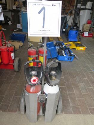 Gasvagn med 2st tuber 2859-001