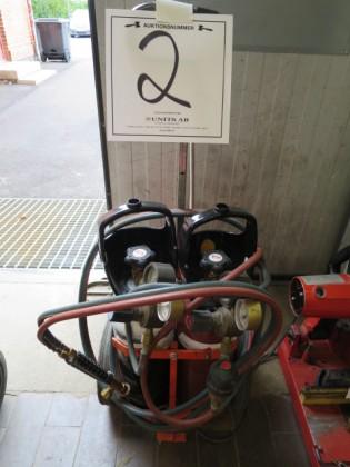 00 kr exkl moms Gasvagn med 2st