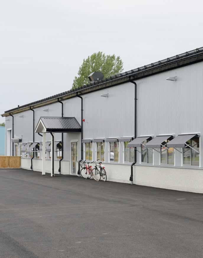 Svetsteknik i Kristianstad AB, Kristianstad Temahallen har byggt en kontors- och lagerbyggnad med tillhörande
