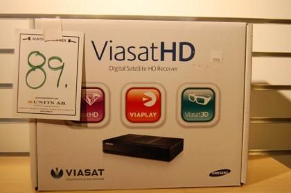 00 kr exkl moms Viasat HD box