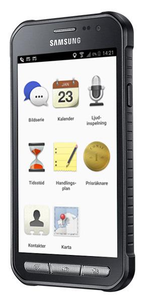 3. Översikt Premium Comai XCover Premium Comai är till för dig som har svårigheter med att komma i håg, planera dagens olika aktiviteter, behöver en översikt vad du gjorde igår och vad som ska göras
