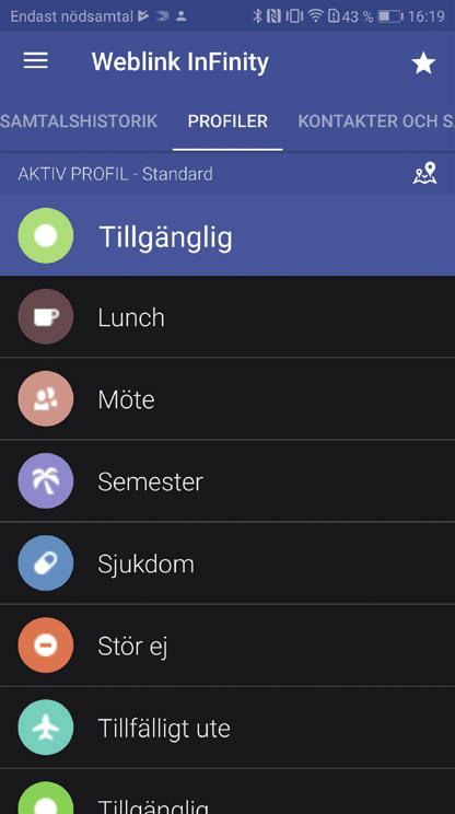 koppla samtal, hålla koll på kollegor, vidarekoppla nummer och