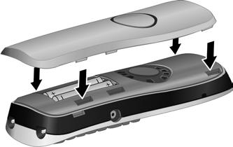 * Gigaset Communications GmbH is a trademark licensee of Siemens AG. 1 Nätadapter 230 V 2 Telefonkontakt med telefonsladd Obs!