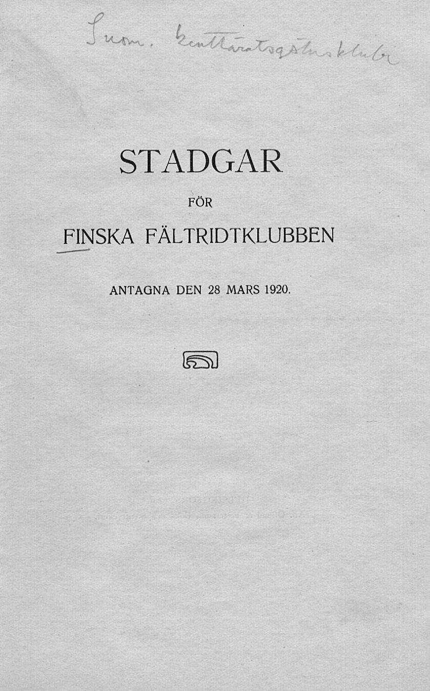 STADGAR FÖR FINSKA