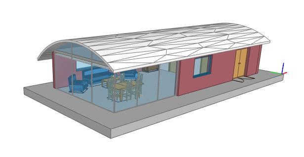 Figur 4.12 - XBIM exempelfil SampleHouse 4.3.1 ifcowl Först genomfördes tester på att konvertera IFC till IfcOWL.