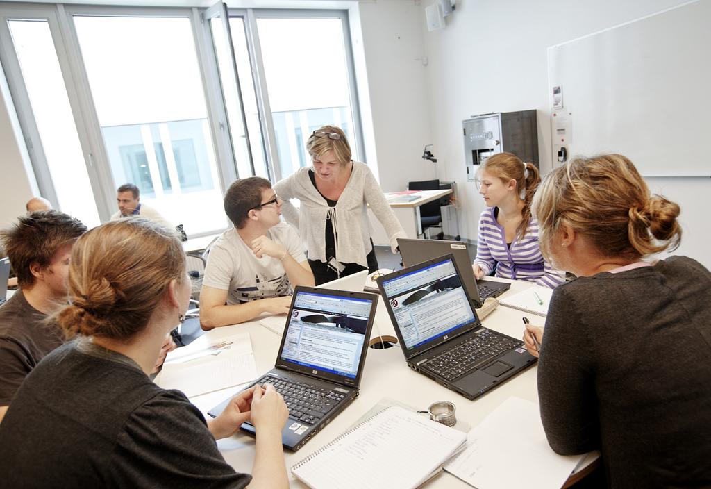 Lärande för samhälle och profession Undervisning i informationssökning och handledningar av enskilda studenter som vill ha hjälp med sökstrategier utgör en stor del av bibliotekets verksamhet.