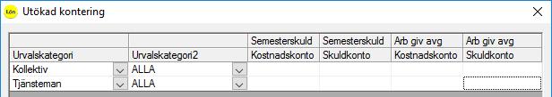 Om du vill ha en bokföringsorder för samtliga semesteravtal och du brukar ta ut förändringen, måste du första månaden, med det nya utseendet som kom i version 17.