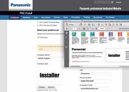 designers, tekniker och distributörer som arbetar inom området värme och kyla Panasonic PRO Club är onlineverktyget som gör din