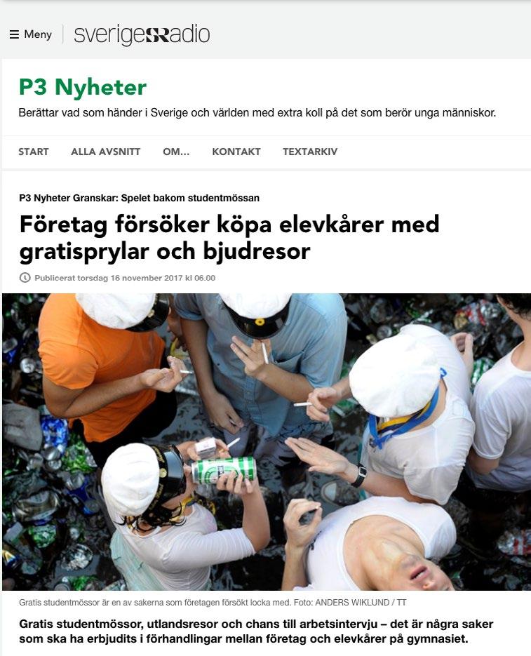 I TV4 kommenterade hon problemet med att personer utsatta för mobbning tvingas byta skola medan de som trakasserar får stanna kvar, och i Dagens Nyheter och Sveriges Radio har