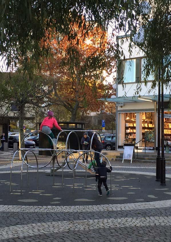 Hur stadsdelar hänger samman och kopplingar till viktiga målpunkter som skapar flöden av människor.