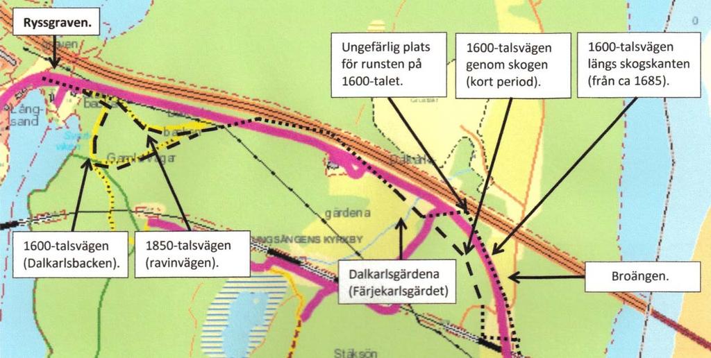Den gamla landsvägen genom Upplands-Bro, Del 2. Sträckan Stäkets sund Ryssgraven. Ulf Björkdahl fortsätter här redovisningen av sitt projekt om landsvägens historia.