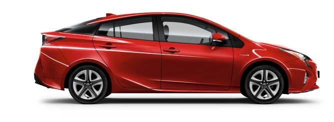 Specifikationer SÄKERHET Antal krockkuddar totalt 7 Euro NCAP ***** 2016 Säkerhetssystem Toyota Safety Sense aktivt krockskyddssystem PCS, Låsningsfria bromsar ABS, Elektronisk bromskraftsfördelning