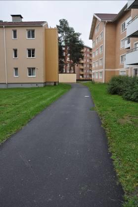 Kv Läkaren, bakom och vid sidan av Bodens bed & breakfast