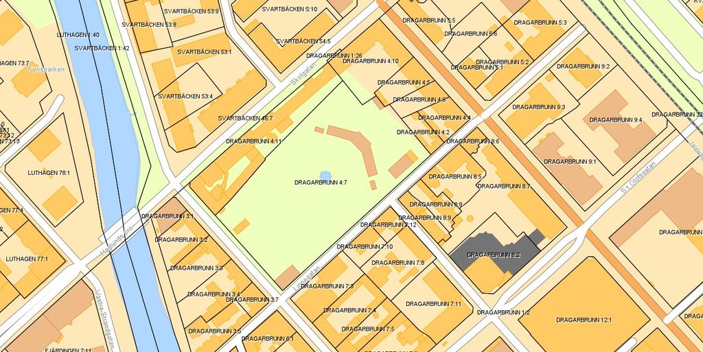 PLANENS SYFTE OCH HUVUDDRAG Planens syfte är att möjliggöra en ny servicebyggnad i Linnéträdgården och göra trädgården tillgänglighetsanpassad.