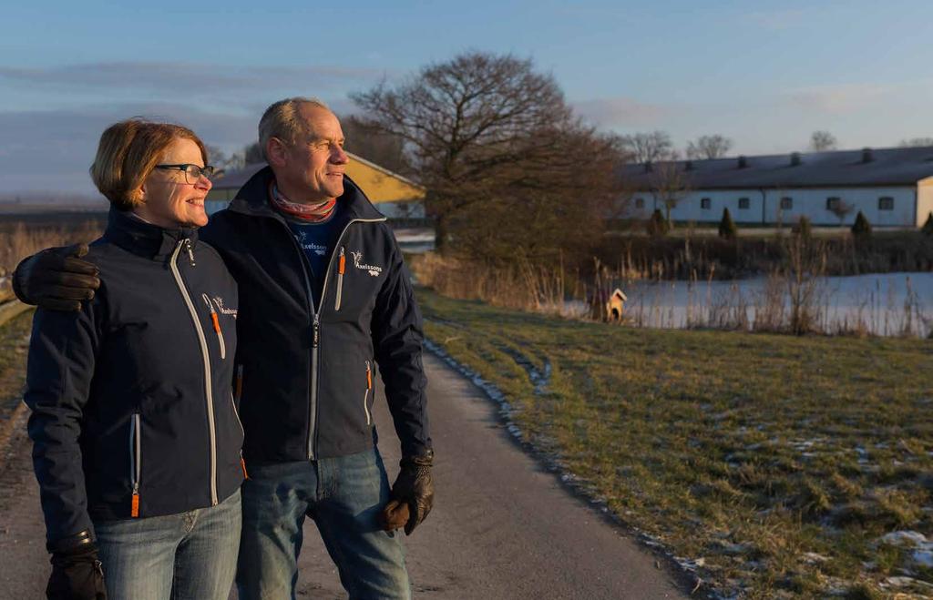 Bild: Sven-Olov och Marianne Axelsson på Solslätt