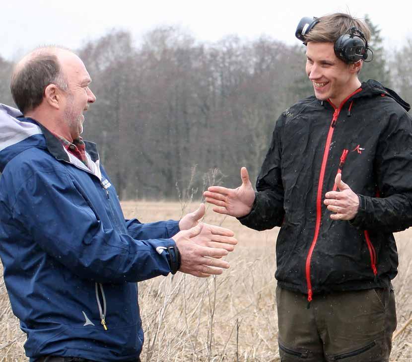 Erling Johansson, inköpare på KLS Ugglarps, gläds åt att se en av framtidens leverantörer ta för sig och vittnar om en stark framtidstro.