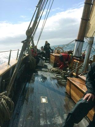 De 36 sjömilen till Stornoway på den nordligaste av Yttre Hebridernas öar, blev en gropig, men spännande upplevelse.