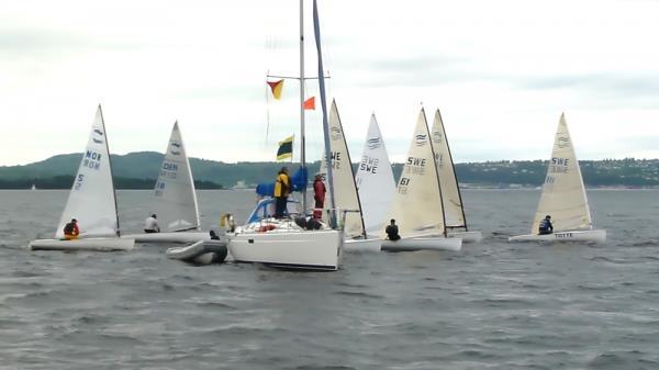 Nordic Cup 2017 Här ser vi en av starterna i Nordic Cup-regatta nr.
